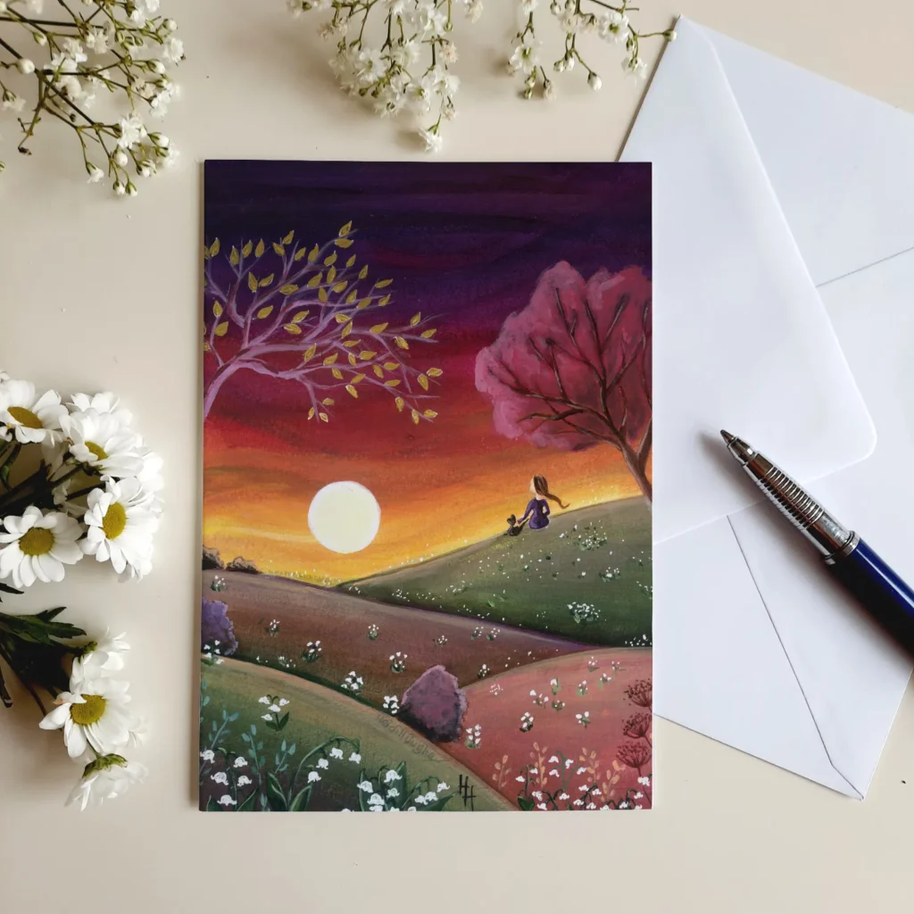 Wenskaart Always in my heart