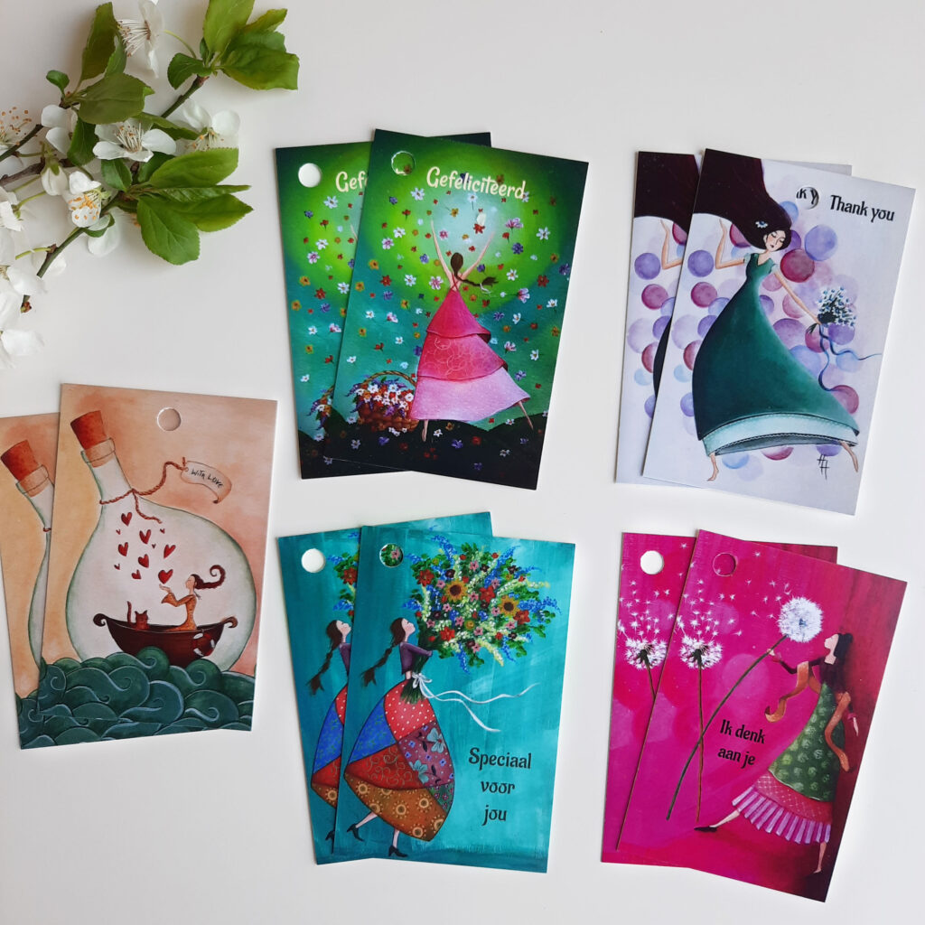 cadeau label set van 10