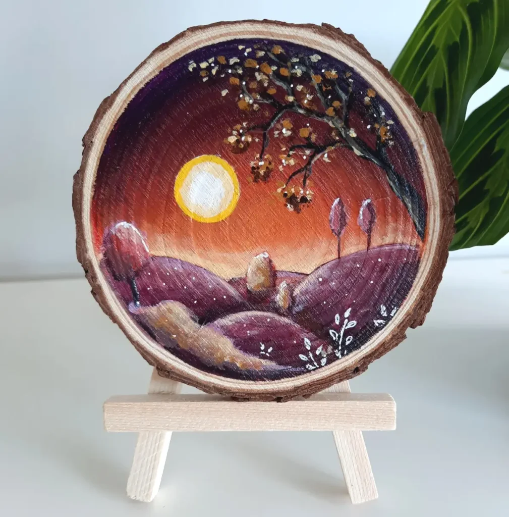 Summer fields boomschijf