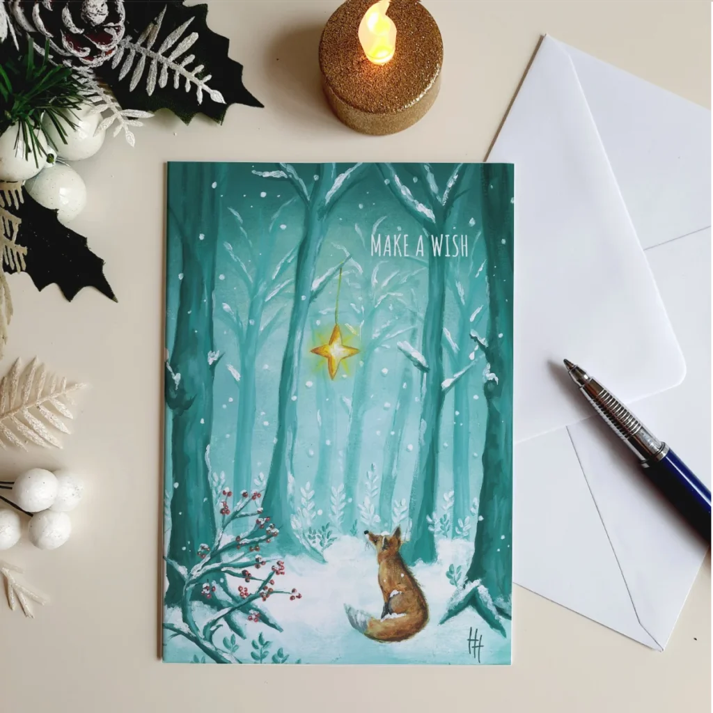 Kerst kaart feestdagen